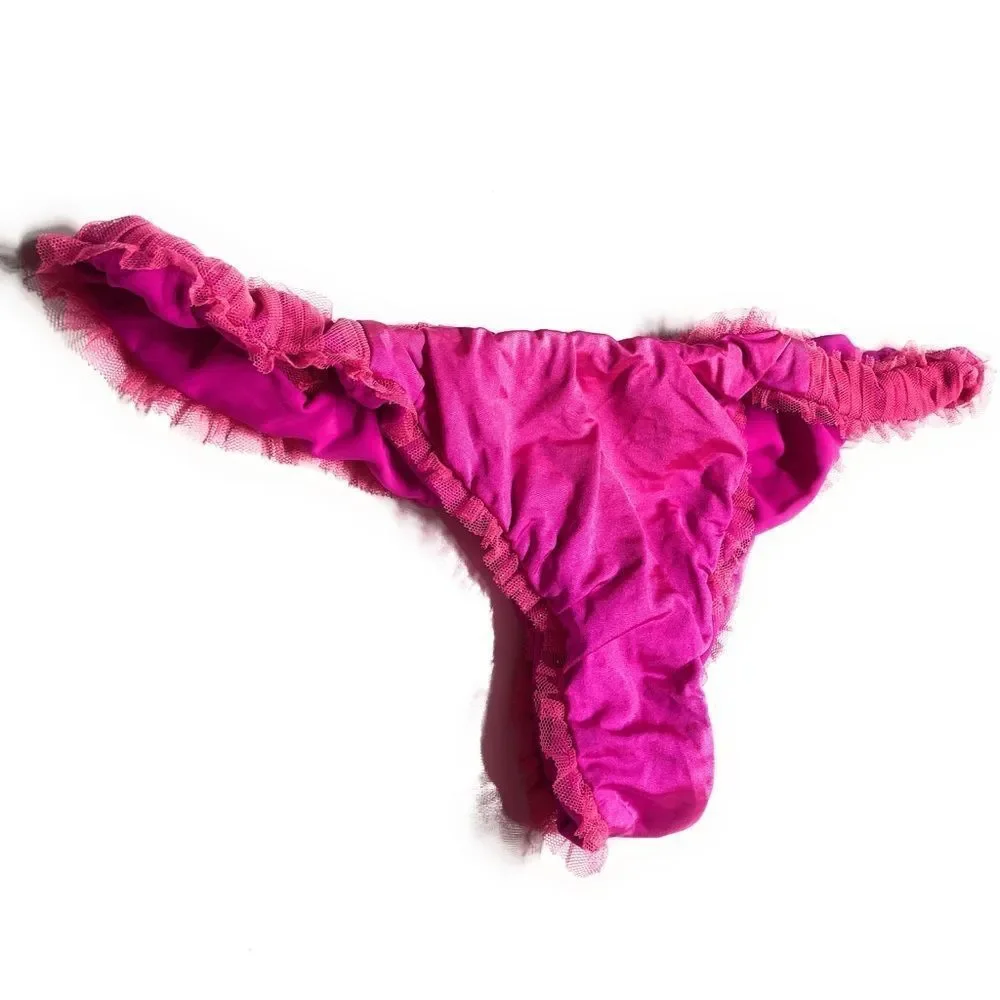 Beach Bunny Haute Pink Glitter Cheeky Bikini‎ Bottom